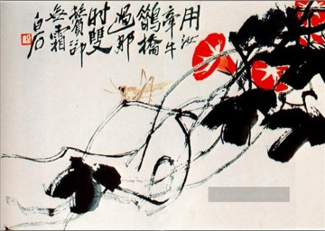 齐白石 Qi Baishi Werke - Qi Baishi bindweed dodder old China ink